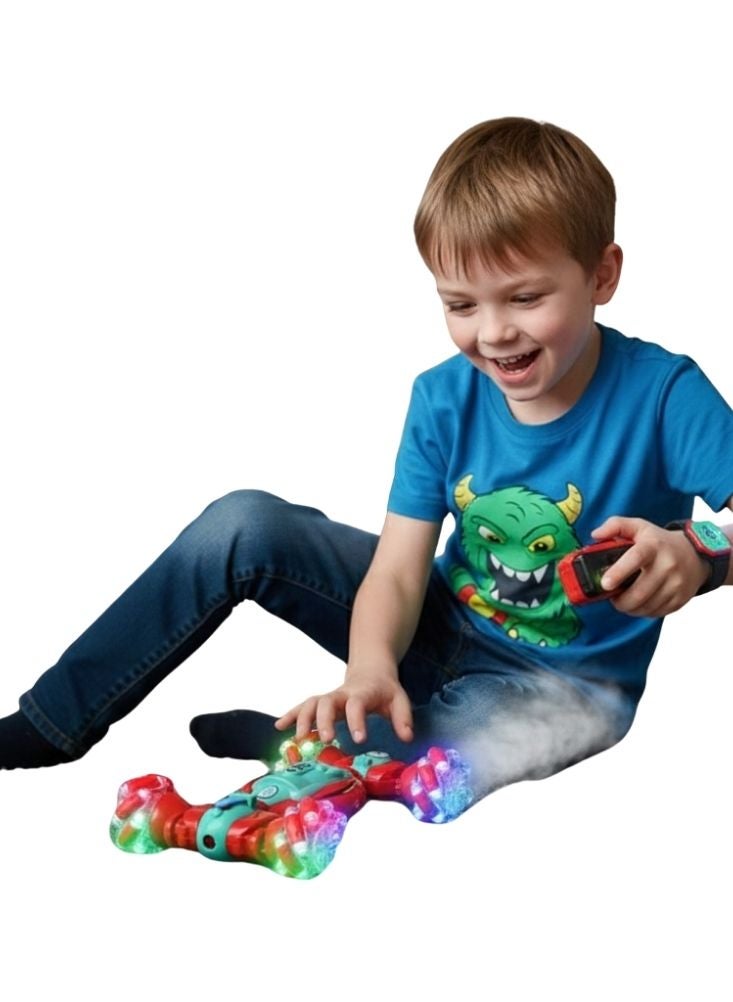 إترنال سيارة لعبة بخاخ تعمل بالتحكم عن بُعد، سيارة تدور ثلاثمائة وستون درجة، مزوّدة بأضواء مضيئة على العجلات، سيارة انزلاق قابلة لإعادة الشحن - Image 2